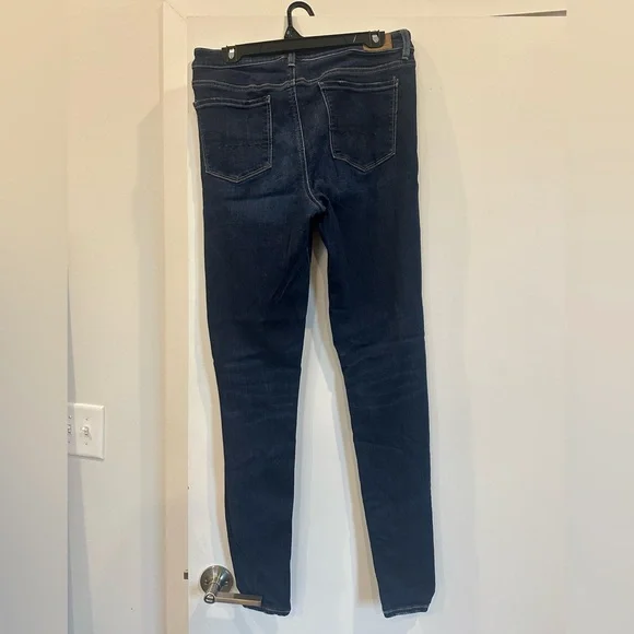 American Eagle Dark Wash Extra Long Jegging - Picture 3 of 3